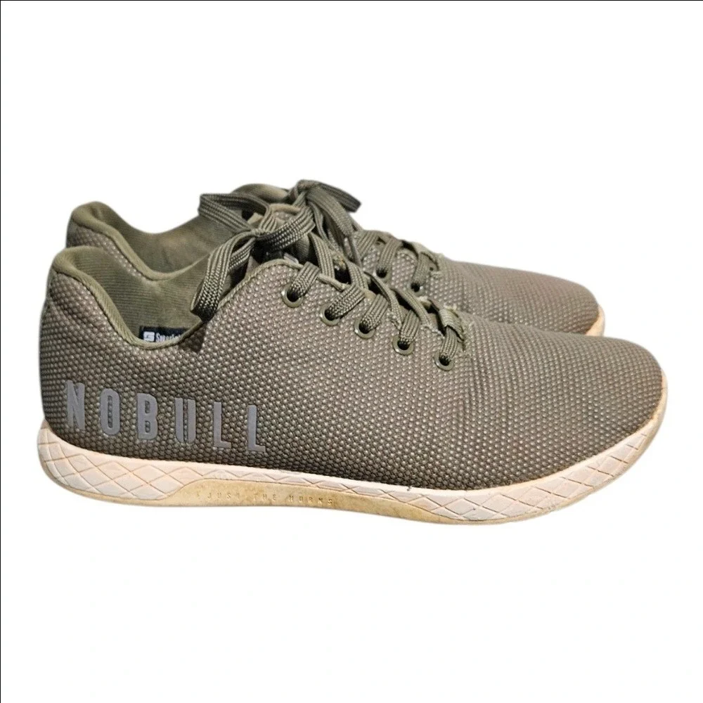 NOBULL Outwork SuperFabric Trainer Mens 10 Olive Green Cross Training Shoes